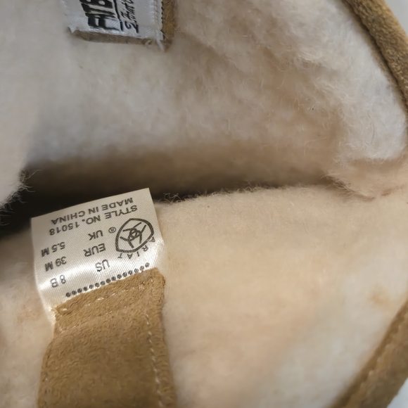 Ariat Tan Heeled Boots - Picture 9 of 11